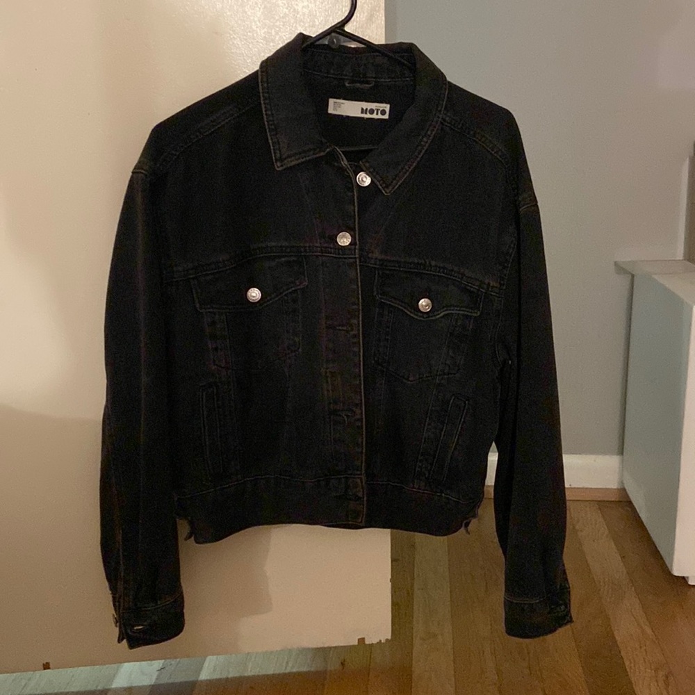 Top Shop Black Denim Jacket